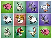 Play Farm Animals Matching Puzzles