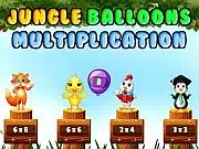 Play Jungle Balloons Multiplication